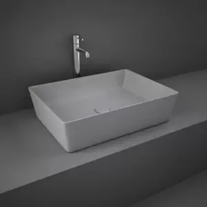 Rak Ceramics - rak Feeling Rectangular Countertop Wash Basin 500mm Wide - Matt Grey