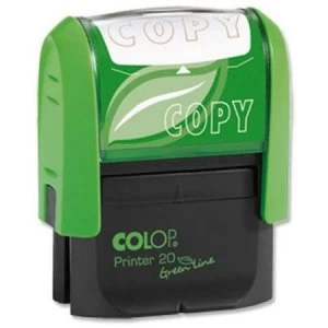 Colop Word Stamp Green Line Copy (Red)