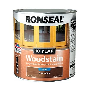 Ronseal 10 Year Woodstain - Dark Oak 2.5L
