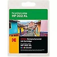 Kodak Ink Cartridge Compatible with HP 302XL F6U67AE Tri Colour