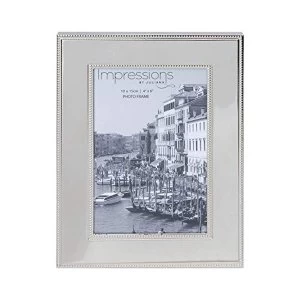 4" x 6" - Impressions Nickel Plated Steel Photo Frame