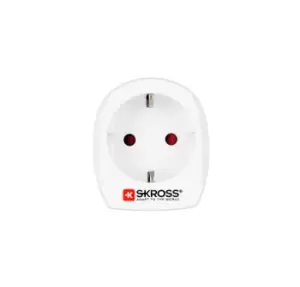 Skross 1.500201-E power plug adapter Type C (Europlug) White