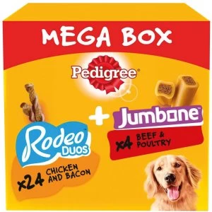 Pedigree Rodeo Duos & Jumbone Medium Dog Treats Mega Box