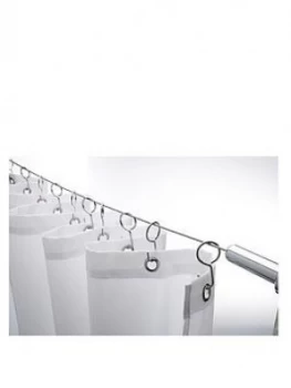 Croydex Wireline With 12 Shower Curtain Hooks