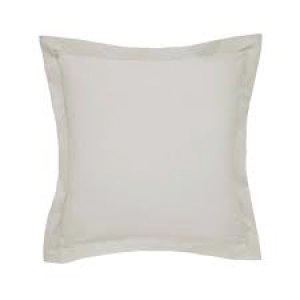 Bedeck of Belfast Light Pink Egyptian Cotton Percale 300 Thread Count Fine Linens 'Otsu' Square Oxford Pillow Case