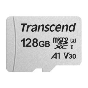 Transcend 128GB MicroSDXC Class 10 UHS-I U3 A1 Flash Card