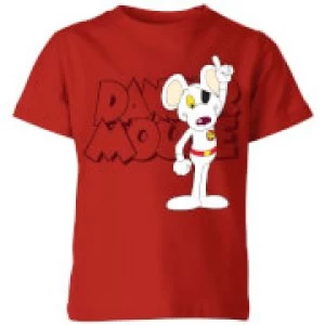 Danger Mouse Pose Kids T-Shirt - Red - 3-4 Years