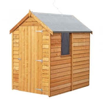 Shire Super Value Window Overlap Apex Shed - 4ft x 6ft (1200mm x 1830mm)