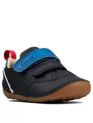Clarks First Tiny Sky Shoe, Navy, Size 4 Younger