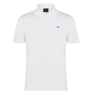 Paul And Shark Logo Polo Shirt - White