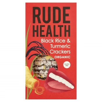 Rude Health Black Rice & Turmeric Crackers 100g