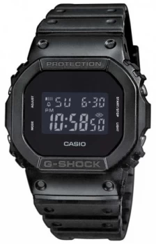 Casio Mens G-Shock Black-out Dial Resin Band DW-5600BB-1ER Watch