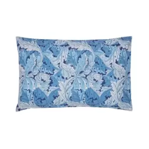 William Morris Acanthus Pair of Standard Pillowcases, Woad Blue