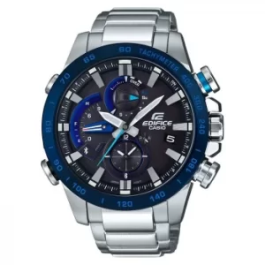 Casio Edifice Mens Stainless Steel Blue Bracelet Watch