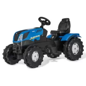 Rolly Toys Ride On New Holland T7 Tractor, Blue
