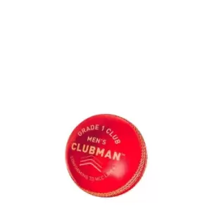 Gunn And Moore and Moore Clubsman Grade 1 Cricket Ball - Red