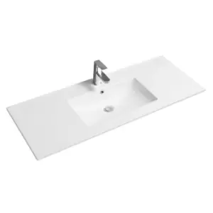 Limoge Thin-edge Ceramic 121Cm Inset Basin With Scooped Bowl