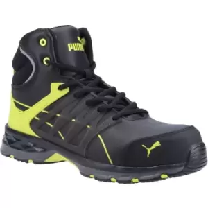 Puma Safety - Mens Velocity 2.0 Mid Leather Safety Boots (10.5 uk) (Yellow/Black) - Yellow/Black