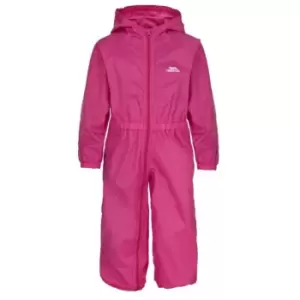 Trespass Childrens/Kids Button Waterproof Rain Suit (2/3 Years) (Gerbera)