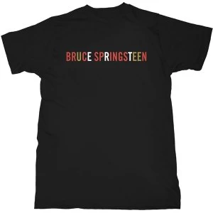 Bruce Springsteen - Logo Mens Small T-Shirt - Black