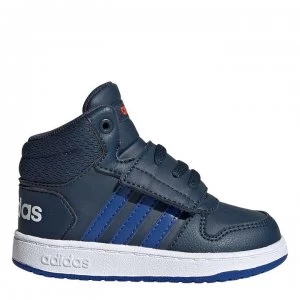 adidas Hoops 2.0 Infant Boys Trainers - Navy/Blue