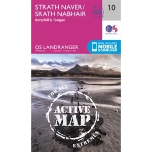 Strathnaver, Bettyhill & Tongue by Ordnance Survey (Sheet map, folded, 2016)