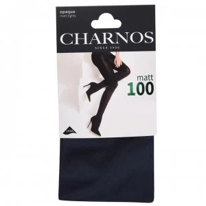 Charnos 100 denier opaque tights - Navy