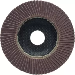 100 X 16MM Conical Flap Discs, Aluminium Oxide - Fibre Backed P120