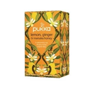 Pukka Lemon Ginger and Manuka Tea Pack of 20 P5049