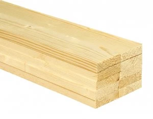 Wickes Whitewood PSE 12 x 44 x 2400mm Pack 10
