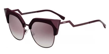 Fendi FF0149/S Sunglasses Opal Burgundy LHF 54mm