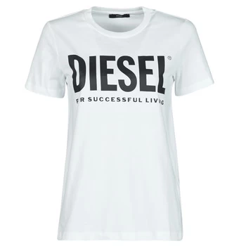 Diesel 00SYW8-0CATJ-100 womens T shirt in White - Sizes S,M,XS