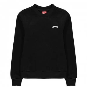 Slazenger Fleece Crew Sweater Junior Boys - Black
