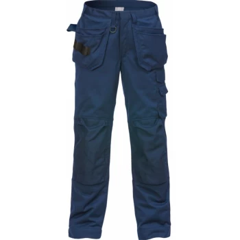 2084 Icon Proworker Mens 34R Navy Luxe Trousers - Fristads Kansas