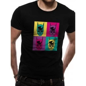 Batman - Pop Art Mens XX-Large T-Shirt - Black