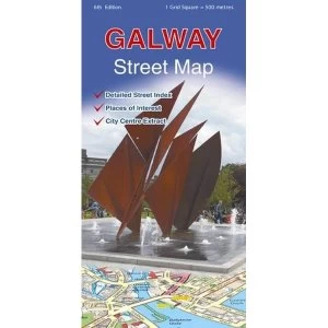 Galway Street Map Sheet map, folded 2016