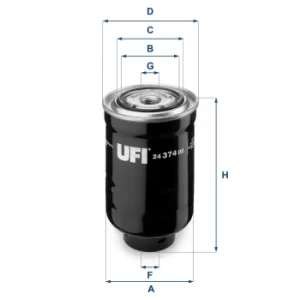 24.374.00 UFI Fuel Filter