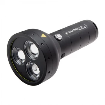 LED Lenser i18R Industrial Rechargeable LED Torch Black & Yellow