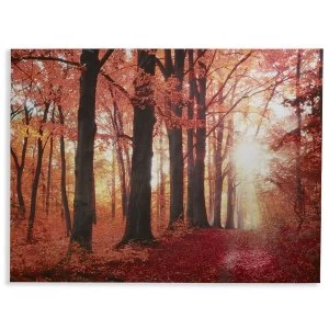 Arthouse Glitter New Forest Wall Canvas