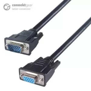 CONNEkT Gear 2m VGA Monitor Extension Cable - Male to Female -...