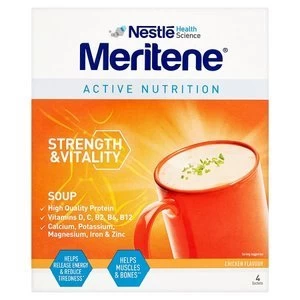 Meritene Active Nutrition Chicken Soup 4x 50g