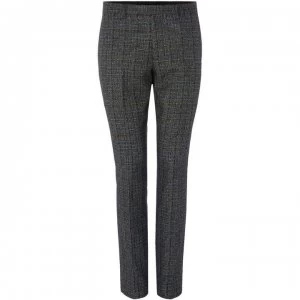 Label Lab Mimosa Skinny Fit Mouline Overcheck Suit Trouser - Grey