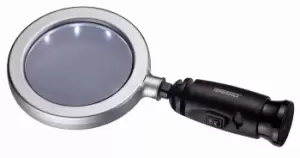 Teng Tools 587H 4" Magnifying Glass With 14 LED Light Ring - Hand Held