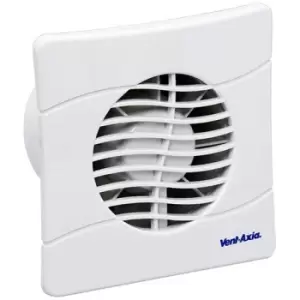 Vent-Axia BAS100SLB Bathroom, Kitchen and Toilet Fan - 436530