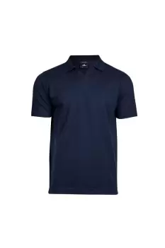 Luxury Stretch V Neck Polo Shirt