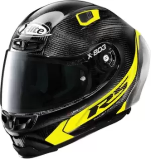 X-Lite X-803 RS Ultra Carbon Hot Lap Helmet, black-yellow, Size S, black-yellow, Size S