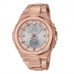 Casio Baby-G G-MS MSG-S200DG-4A Standard Anglog-Digital Watch - Pink Gold