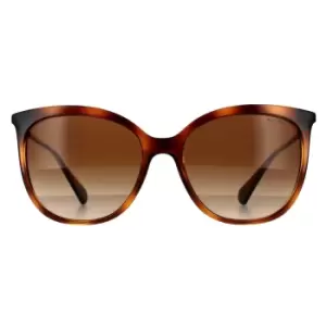 Fashion Shiny Dark Havana Brown Gradient Sunglasses