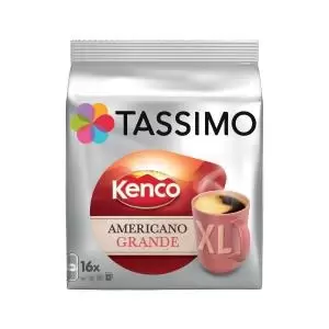 Tassimo Kenco Americano Grande Pods Pack 16 4031640 17707JD