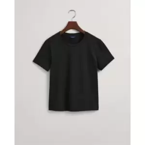 Gant Chest Logo T-Shirt - Black